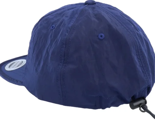 New Yupoong Nylon Cap Navy Fitted -