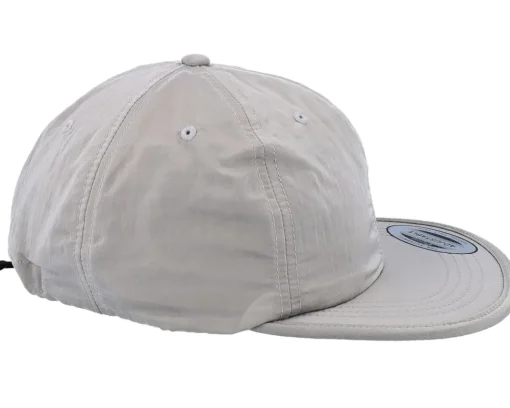 Fitted-Yupoong Nylon Cap Silver Fitted -