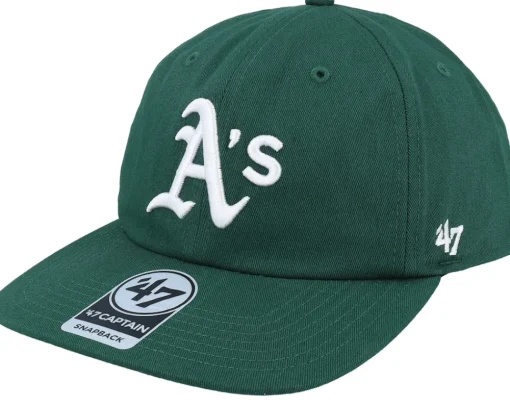 Snapback-47 Brand Oakland Athletics MLB 47 Tain Rl Dark Green Snapback -