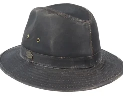 Best MJM Hats Oakwood Antique Cotton 6 Brown Hat -