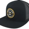 Trucker-Brixton Oath Hat Black/Black Trucker -
