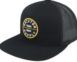 Trucker-Brixton Oath Hat Black/Black Trucker -