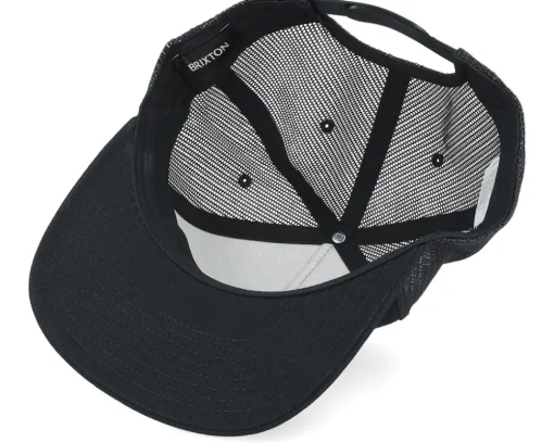 Trucker-Brixton Oath Hat Black/Black Trucker -