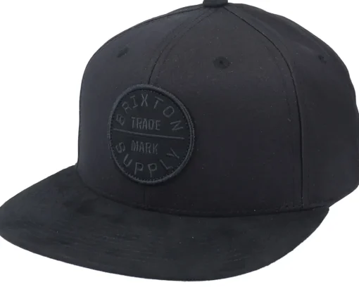 Snapback-Brixton Oath III Black/Black Snapback -