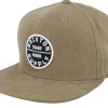 Clearance Brixton Oath III Dark Khaki/Black Snapback -