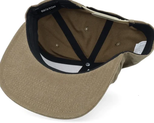 Clearance Brixton Oath III Dark Khaki/Black Snapback -