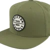 Snapback-Brixton Oath III Olive Surplus/White Snapback - Green