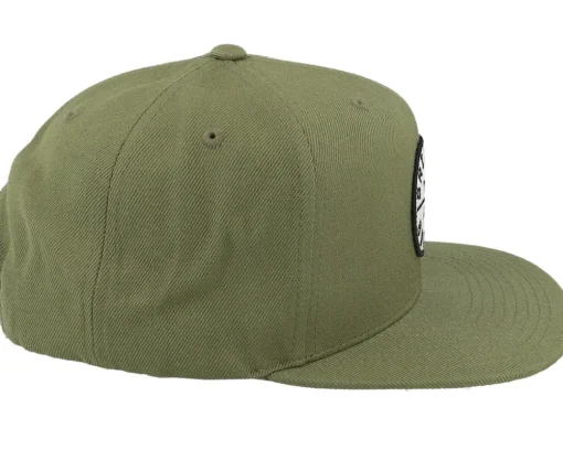 Snapback-Brixton Oath III Olive Surplus/White Snapback - Green