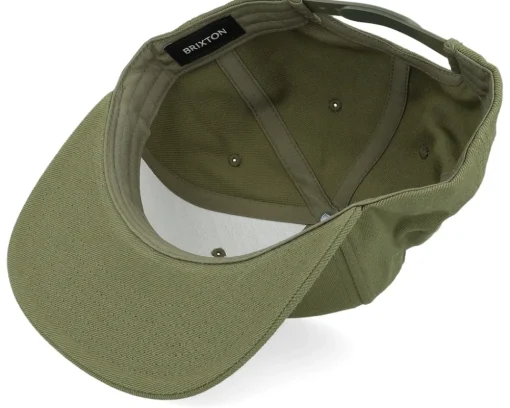 Snapback-Brixton Oath III Olive Surplus/White Snapback - Green