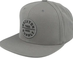 Snapback-Brixton Oath III Olive Surplus/White Snapback - Green