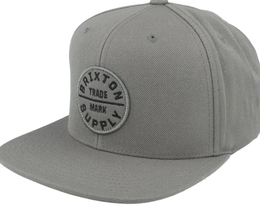 Snapback-Brixton Oath III Olive Surplus/White Snapback - Green