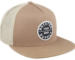 Trucker-Brixton Oath Mp Hat Tan/Light Tan Trucker -