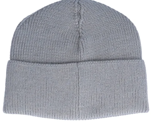 Cuff Beanies-Upfront Ocean Knit Beanie Grey Cuff -