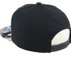 Snapback-Iconic Ocean Sunset Black/Floral Snapback -