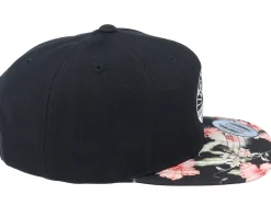 Snapback-Iconic Ocean Sunset Black/Floral Snapback -
