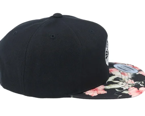 Snapback-Iconic Ocean Sunset Black/Floral Snapback -