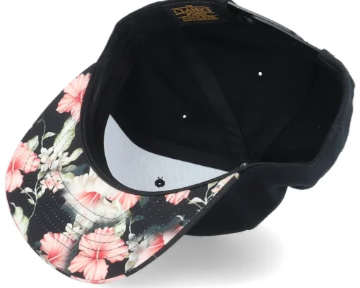 Snapback-Iconic Ocean Sunset Black/Floral Snapback -