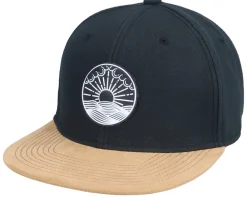 Snapback-Iconic Ocean Sunset Patch Black/Suede Snapback -
