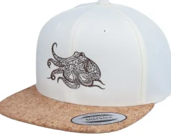 Snapback-Iconic Octopus Mandala Natural/Cork Snapback -