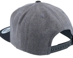 Sale Vikings Odin Runes Patch Charcoal Grey/black Snapback -