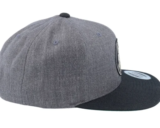Sale Vikings Odin Runes Patch Charcoal Grey/black Snapback -
