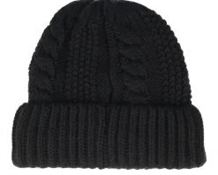 Knitted Beanies-The North Face Oh Mega Beanie Black/ Black Cuff -
