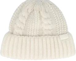Cuff Beanies-The North Face Oh Mega Beanie White Cuff -