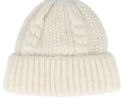 Cuff Beanies-The North Face Oh Mega Beanie White Cuff -