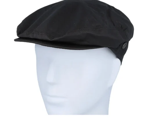Flat Caps-Jaxon & James Oilcloth Brown Flat Cap -