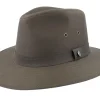 Online Jaxon & James Oilcloth Safari Olive Fedora -