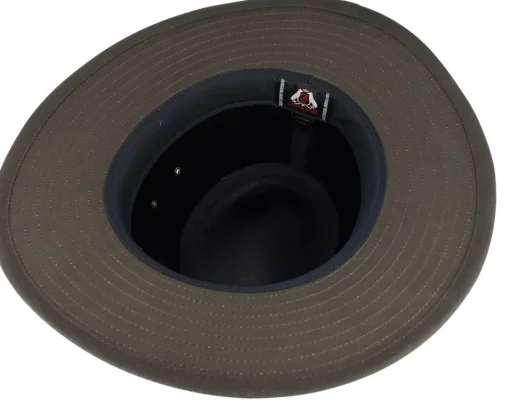 Online Jaxon & James Oilcloth Safari Olive Fedora -