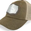 Trucker-John Deere Oilskin Look Belt Buckle Brown/Khaki Trucker -