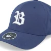 Flexfit-Bearded Man Old English B White On Navy Flexfit -
