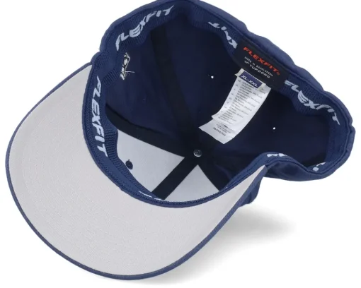Flexfit-Bearded Man Old English B White On Navy Flexfit -