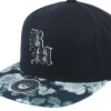 Snapback-Bearded Man Old English Logo Black/Grey Rose Snapback -