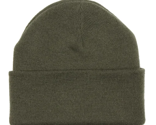 Blank Beanies-Beechfield Olive Cuff Blank Beanie - Green