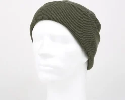 Blank Beanies-Beechfield Olive Cuff Blank Beanie - Green