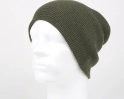 Blank Beanies-Beechfield Olive Cuff Blank Beanie - Green