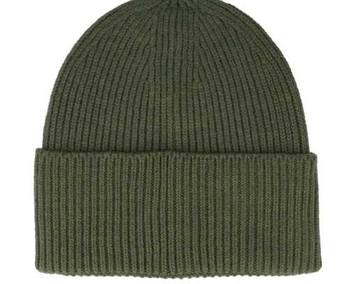 Blank Beanies-Beechfield Olive Oversized Cuff - Green