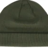Short Beanies | Blank Beanies-Beechfield Olive Recycled Mini Fisherman Short Beanie - Green