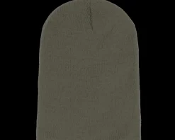 Long Beanies | Blank Beanies-Beechfield Olive Long Blank Beanie -