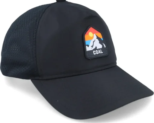 Discount Coal One Peak Black Dad Cap -