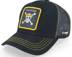 Trucker-Capslab One Piece Logo Trucker - Black