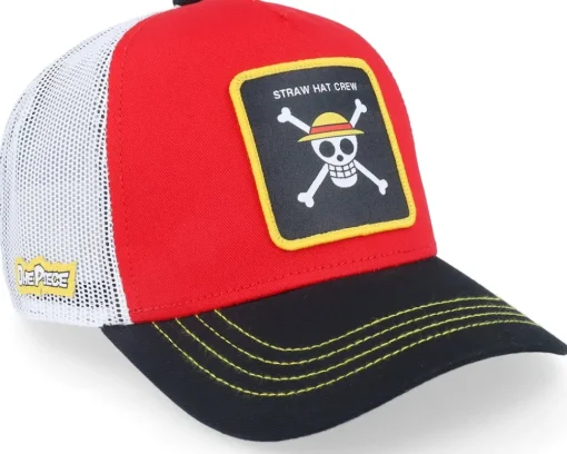 Trucker-Capslab One Piece Logo /Black/White Trucker - Red