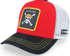 Trucker-Capslab One Piece Logo /Black/White Trucker - Red