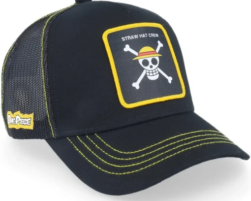 Trucker-Capslab One Piece Logo /Black/White Trucker - Red