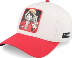 Adjustable-Capslab One Piece Luffy Grey/Red A-Frame Adjustable -