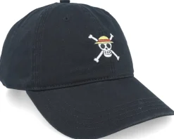Online Capslab One Piece Skull Black Dad Cap -