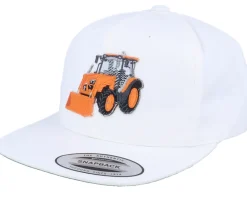 Snapback-Kiddo Cap Orange Tractor White Snapback -
