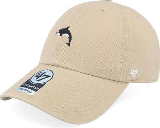 Dad Cap-47 Brand Orca Base Runner Icon 47 Clean Up Khaki Dad Cap -